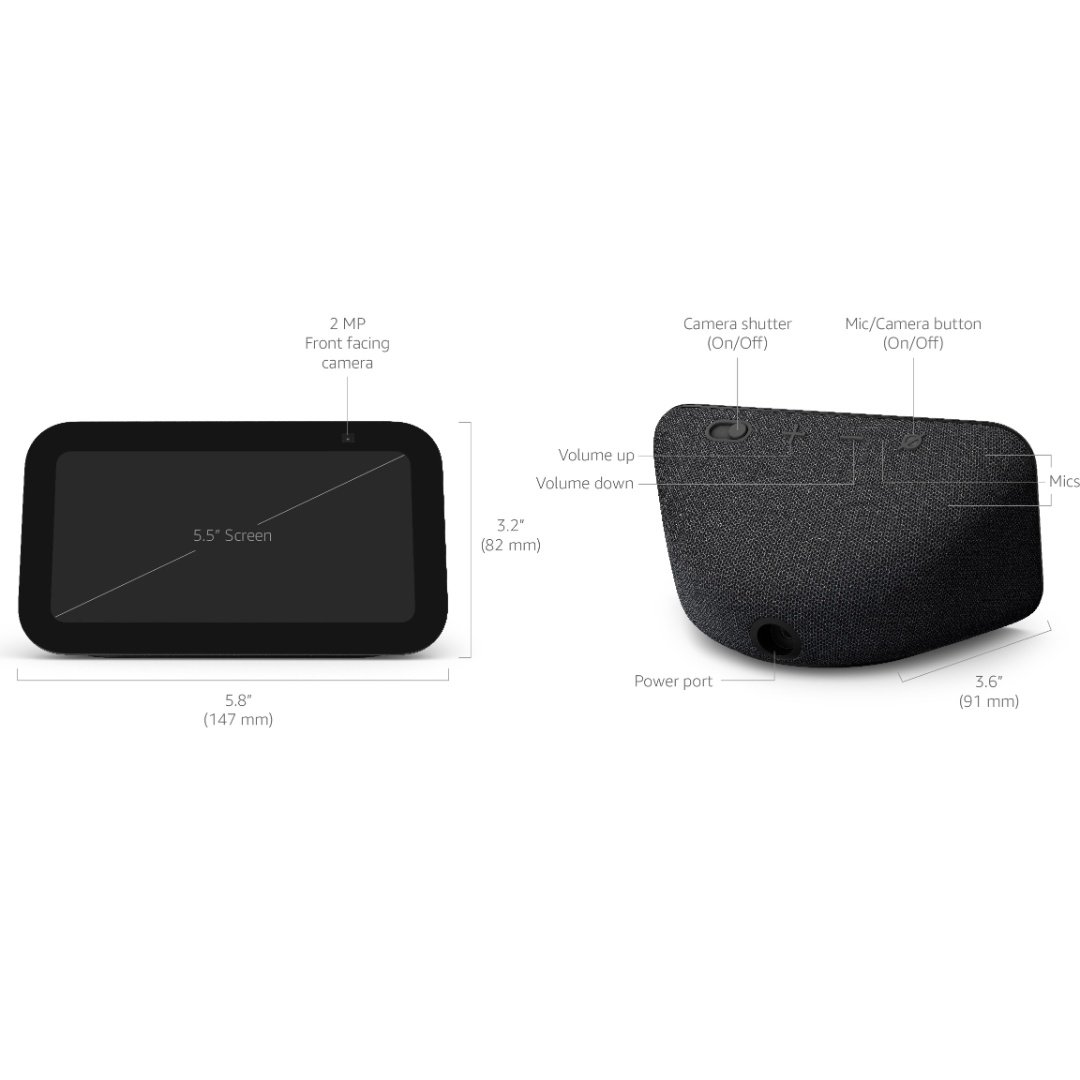 cdr-963845c1b859a01b31977e157def5136.jpg Parlante inteligente Amazon Echo Show 5 blanco - Imagen 1