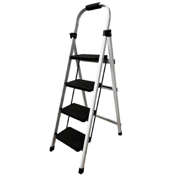 cdr-993daa5e01f083bf29db7aa805c6a0f0 Escalera Tijera 4 Escalones Negra/Blanca