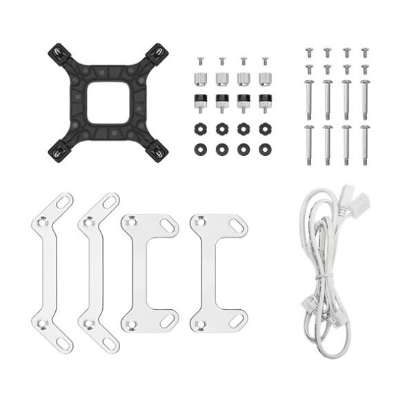 Cooler Líquido DeepCool LD240 ARGB Blanco Pantalla LCD