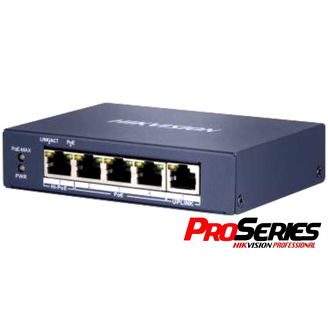 cdr-9d6852d47720070728cf2094eb9ad200.jpg Switch PoE Hikvision PRO 5 puertos gigabit 60w - Imagen 1