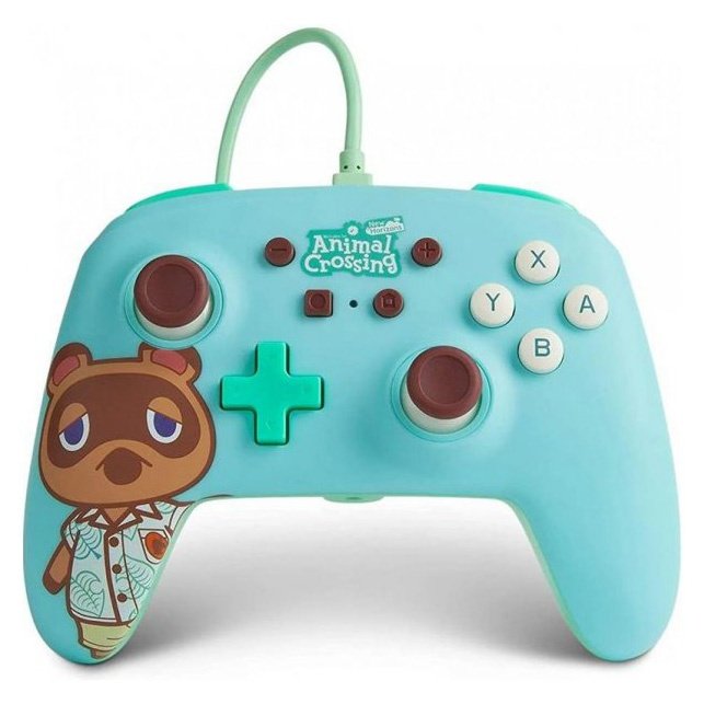 cdr-9e0fcb2e50c9344bf73da0a7c421019e.jpg Joystick Nintendo Switch PowerA cableado Tom Nook - Imagen 1
