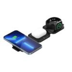 Cargador Inalámbrico Unitek 3 en 1 plegable - Imagen 3