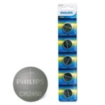 Pila de Litio Philips CR2450 3V Blister x 5 unidades