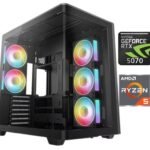 Equipo Gamer Ryzen 5 7600X, 16GB, 1TB, RTX 5070 12GB