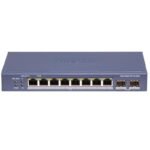 Switch PoE Hikvision Smart 8 Puertos Gigabit Admin + 2 SFP 110W