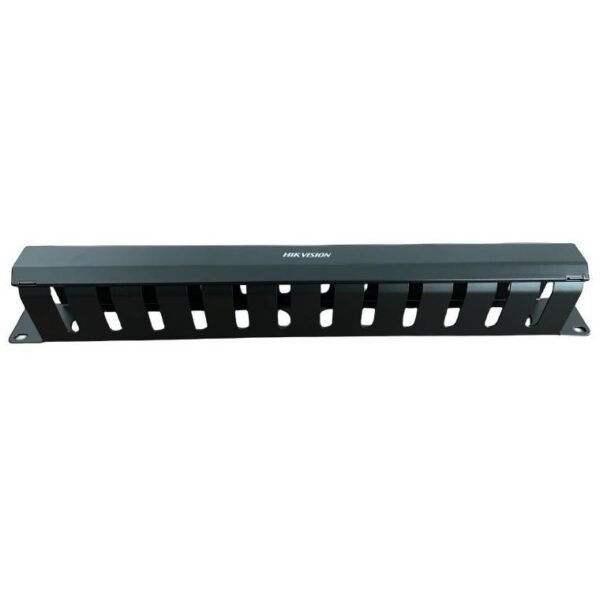 Organizador de Cables Hikvision 1U 12 Ranuras Metálico