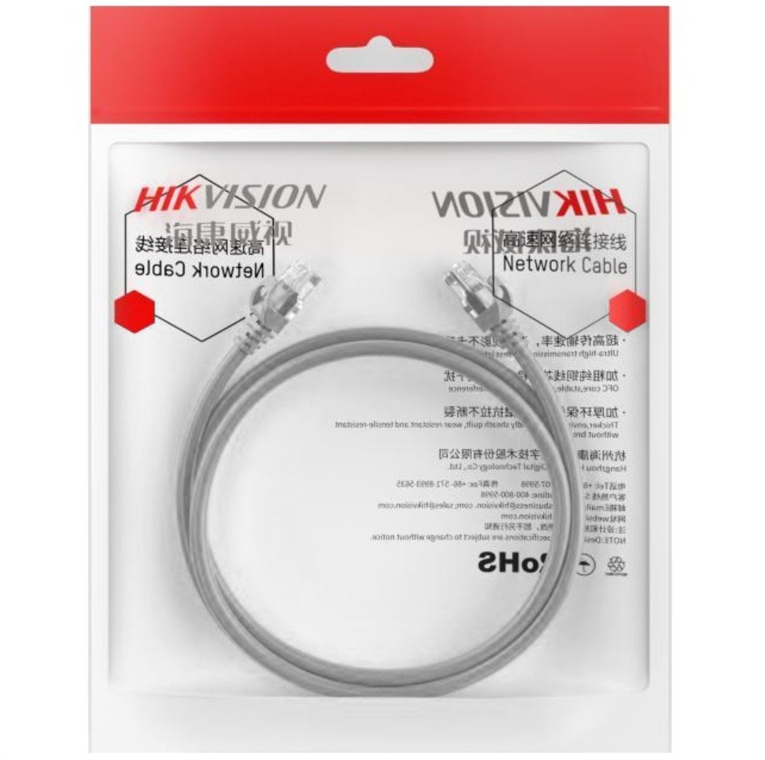 cdr-ad127d2dcc43c503381fce7ad5b7797f.jpg Cable Patchcord Hikvision 10m Cat 6 gris - Imagen 1
