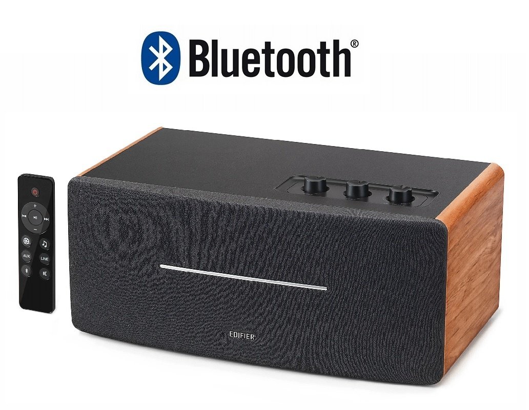 cdr-b5d024c96b1af1690d88682c0602056f.jpg Parlantes Edifier 2.1 D12 bluetooth marron - Imagen 1