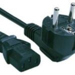 Cable de poder schuko 1 metro