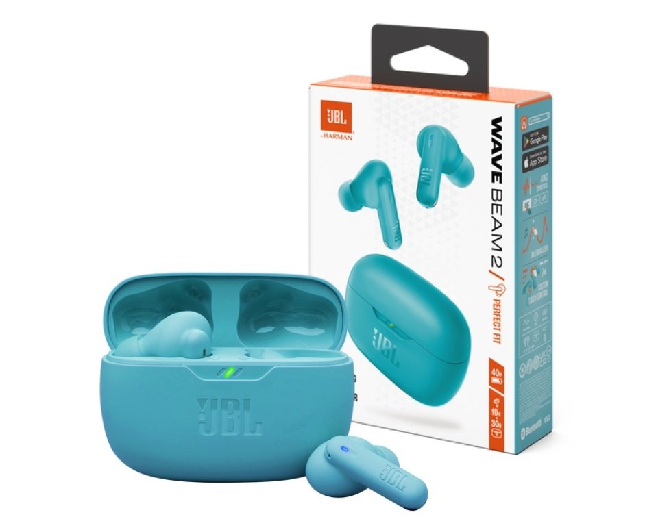 cdr-be2fd2af4ad7d4995e1549a22616b680.jpg Auricular JBL Wave Beam 2 azul Bluetooth - Imagen 1