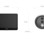 Mirilla Inteligente Ezviz HP4 2MP con Pantalla 4.3