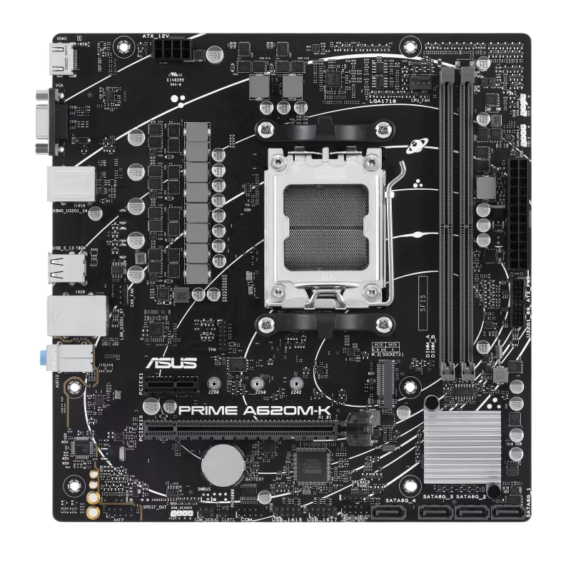 cdr-ca7a92c4fe10fb11280751d58ee81b63.png Motherboard Asus Prime A620M-K AM5 DDR5 Micro-ATX - Imagen 1