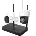 Kit Wi-Fi Hikvision 2 Cámaras 4MP Fija y PT