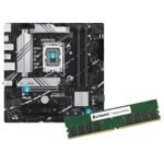 Combo Motherboard Asus Prime B760M + Memoria Kingston DDR5 16GB 5600MHz