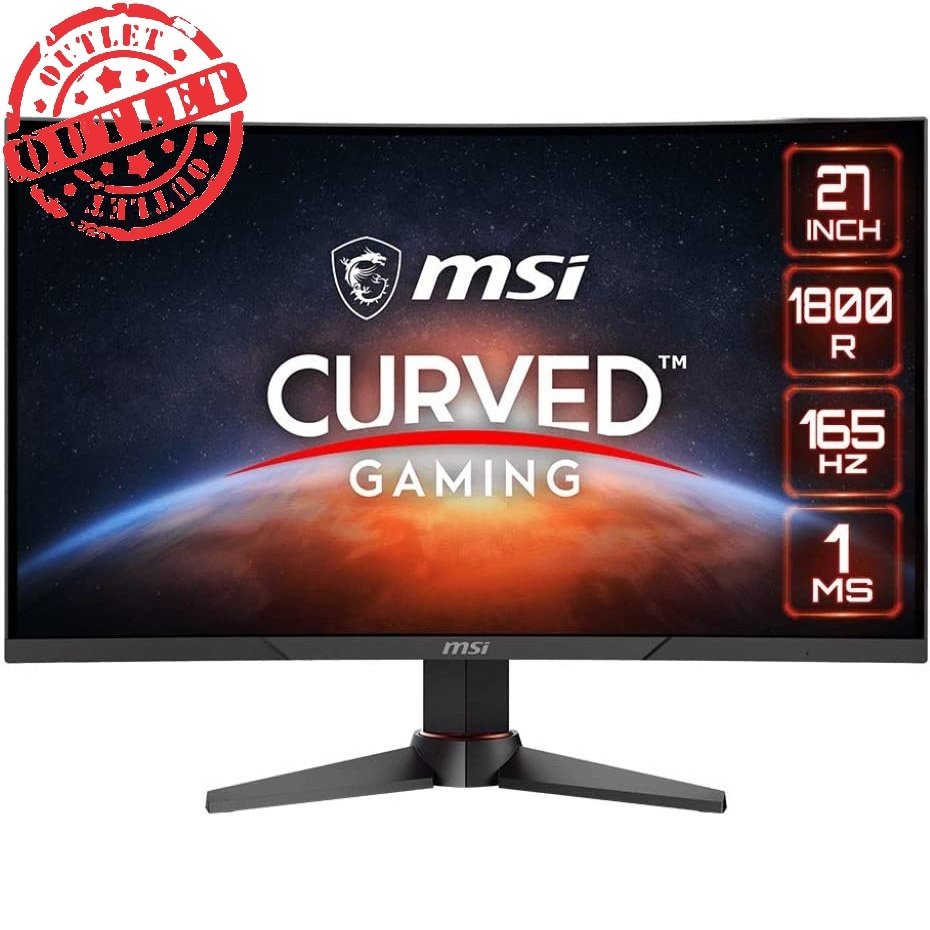 cdr-d6a765a75d45273980ddec02d503acce.jpg Monitor Gamer MSI 27" Curvo FHD 1ms 165Hz (con detalles) - Imagen 1