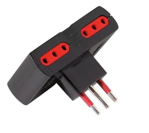 cdr-dd3fb313242c0e4bcd1cd31be87156fd.jpg Adaptador 4x3L a ficha 3L Conatel negro - Imagen 1