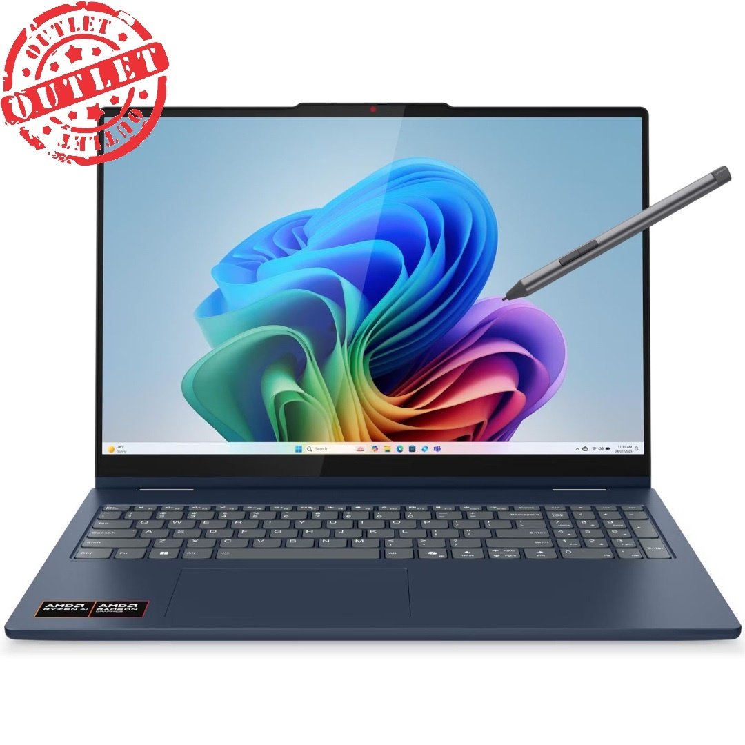 cdr-e5b939e18c4f32ac5a286b6b5f0e7fbb.jpg Notebook Convertible Lenovo Ryzen AI 7 5.0Ghz, 16GB, 512GB SSD, 16" WUXGA Touch (con detalles) - Imagen 1