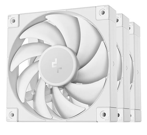 Fan Cooler DeepCool FD12 120mm Pack de 3 Blanco