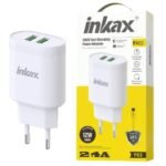 Cargador Inkax 2xUSB-A 12W 2.4A blanco - Imagen 2
