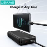 Power Bank 2 Puertos PB89   USB A / USB C  20.000mAh  Negro  CD264  USAMS - Imagen 3