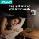 Cable de Datos USB C a USB C SJ773   60W  1.2m  Anaranjado  U92  USAMS