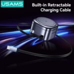 Cargador de Mesa Inalámbrico   Plegable  Gris CD257  USAMS - Imagen 3