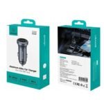 Cargador Auto 2 USB   2.4A  Gris  Aluminio  CC320  USAMS