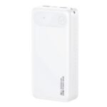 Power Bank   20.000mAh  PD20W  Display Digital  Blanco  CD251 - PB80 USAMS - Imagen 4
