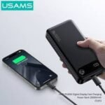 Power Bank   20.000mAh  PD20W  Display Digital  Negro  CD251 - PB80 USAMS - Imagen 2