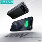 Power Bank   20.000mAh  PD20W  Display Digital  Negro  CD251 - PB80 USAMS - Imagen 7