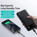 Power Bank   10.000mAh  PD20W  Display Digital  Blanco  CD249 - PB80 USAMS