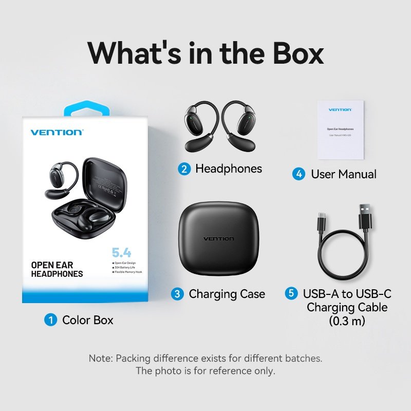 dlimgs.php_-384.jpg Auricular Bluetooth OpenBeat O13 Open Ear / Negro NBSB0 Vention - Imagen 1