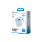 Power Bank   20000mAh / 22.5W / LCD / Cable USB-C a USB-C / Celeste  FKBL0-C  Vention - Imagen 3