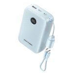 Power Bank   20000mAh / 22.5W / LCD / Cable USB-C a USB-C / Celeste  FKBL0-C  Vention - Imagen 4