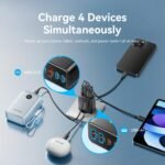 Cargador de Pared USB-C-C-A-A GaN   30W/20W/18W/18W / Negro FCHB0-EU  Vention - Imagen 10
