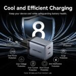 Cargador de Pared USB-C-C GaN   45W/45W / Gris  FCDH0-EU  Vention - Imagen 7