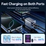 Cargador de Pared USB-C-C GaN   45W/45W / Gris  FCDH0-EU  Vention - Imagen 9