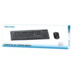 Combo Teclado y Mouse Inalámbrico Silencioso   Negro  KTZB0-ES  Vention - Imagen 3