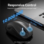 Combo Teclado y Mouse Inalámbrico Silencioso   Negro  KTZB0-ES  Vention - Imagen 9