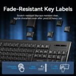 Combo Teclado y Mouse Inalámbrico Silencioso   Negro  KTZB0-ES  Vention - Imagen 12