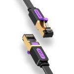 Cable de Red Flat   Cat.7 UTP / 20M / Negro  ICABQ  Vention - Imagen 5