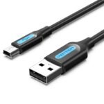 Cable USB-A a Mini USB   Macho/Macho / 1M / Negro  COMBF  Vention - Imagen 7