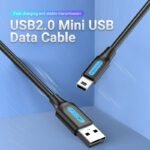 Cable USB-A a Mini USB   Macho/Macho / 1M / Negro  COMBF  Vention - Imagen 8