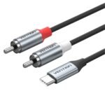Cable USB-C a 2 RCA DAC Macho/Macho / 1.5M / Negro   BILHF  Vention - Imagen 10