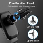 Soporte Vehicular c/Ventosa   de 4.7" a 7.2" / Negro  KSCB0  Vention - Imagen 5