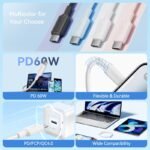 Cable USB-C a USB-C   3A / 1M / Negro  TRCBF  Vention - Imagen 3