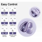Auricular Bluetooth Crossky C30 OWS   Violeta  QCY By Xiaomi - Imagen 3