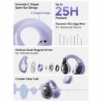 Auricular Bluetooth Crossky C30 OWS   Violeta  QCY By Xiaomi - Imagen 5