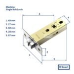 BSMART CERROJO SINGLE BOLT