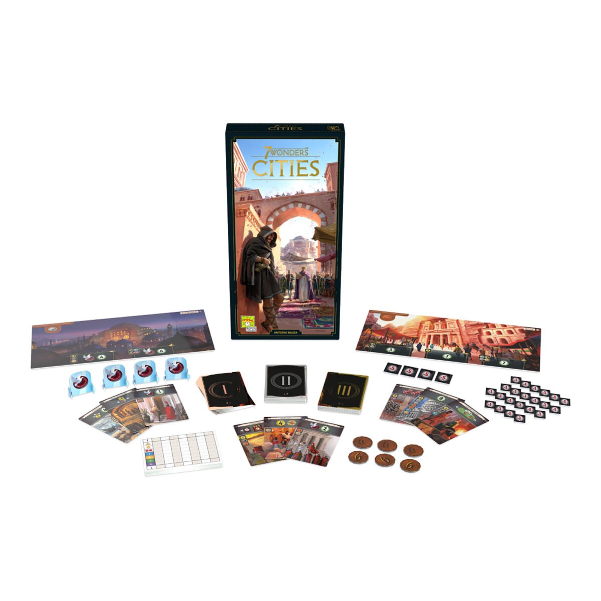 Juego De Mesa Asmodee 7 Wonders: Cities +10 - Imagen 2